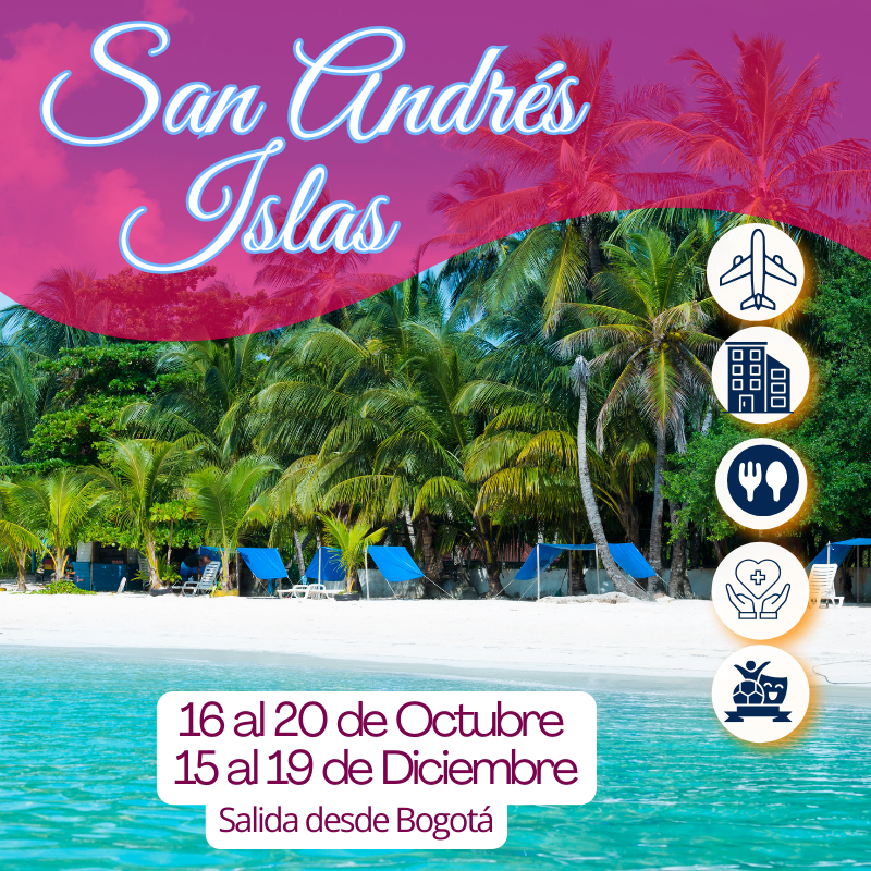 Promoción de viaje a San Andrés desde Bogotá