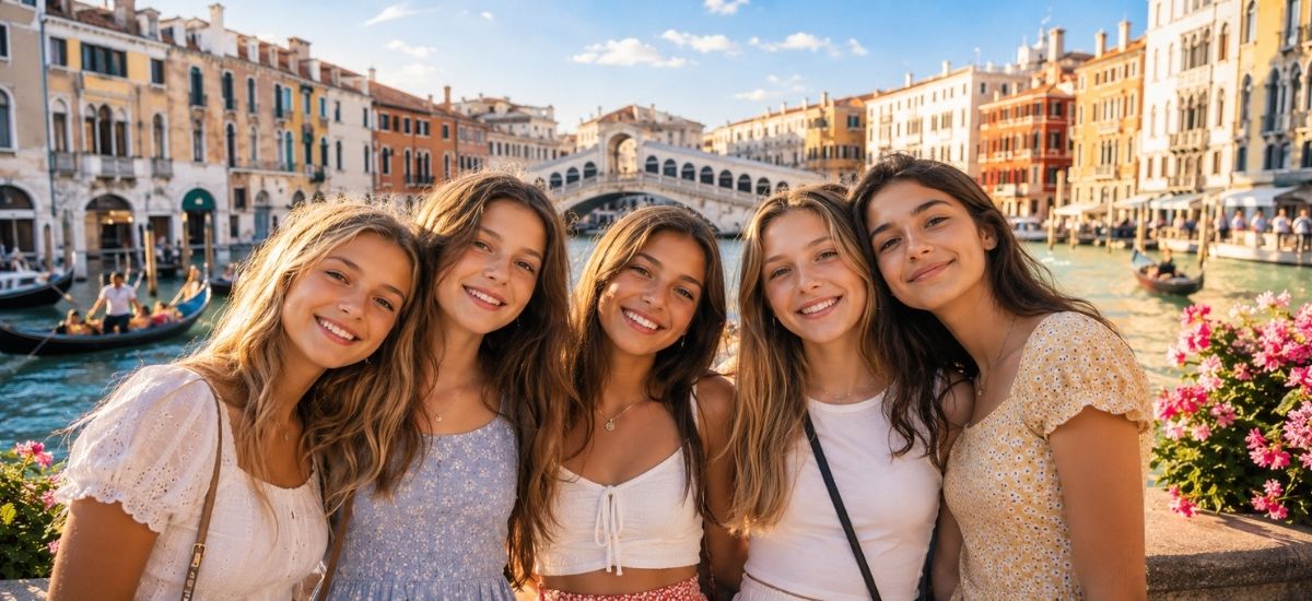 Tour de 15 por Europa con quinceañeras en Venecia Italia